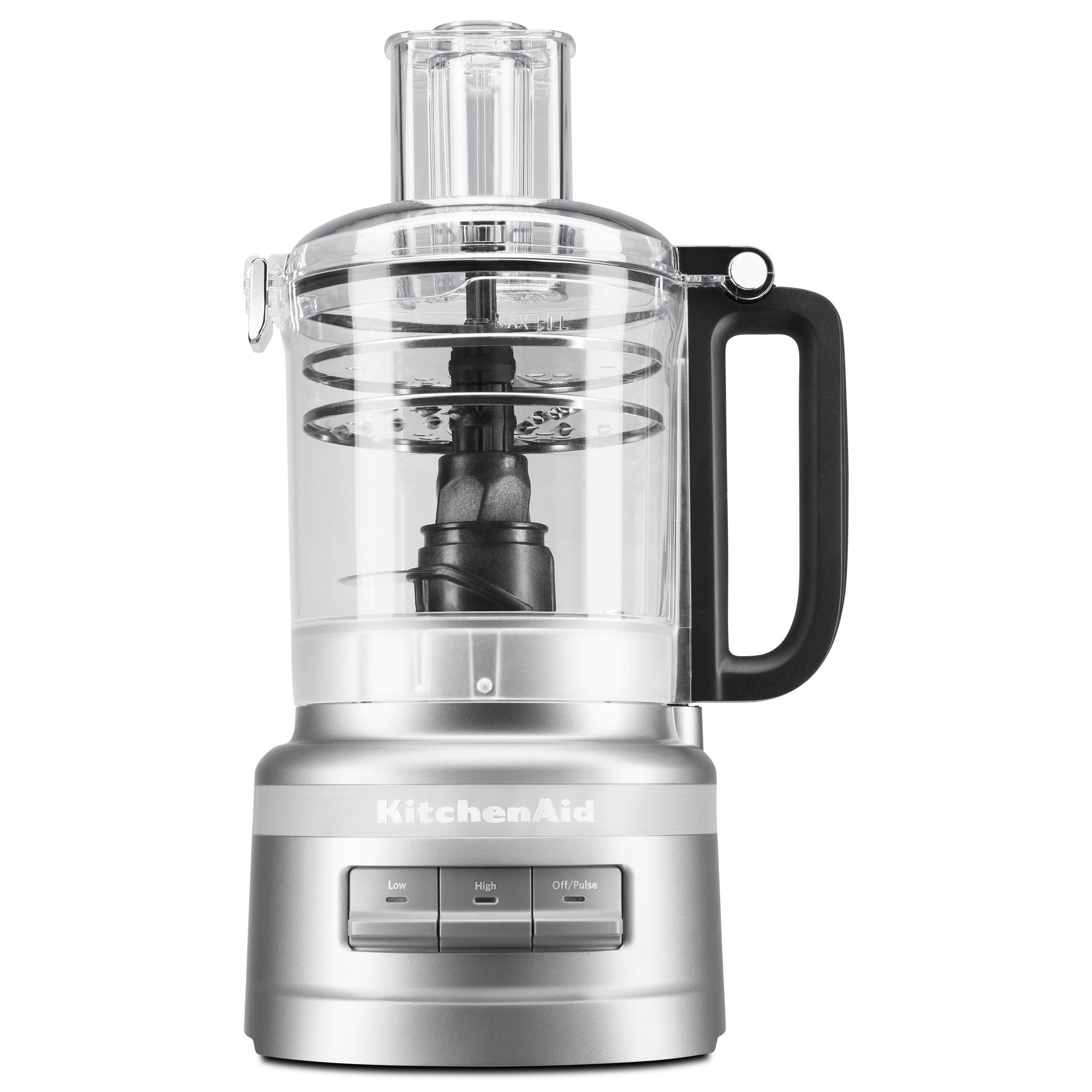 Amazon.com: KitchenAid Base 9-Cup Food Processor | Contour Silver
